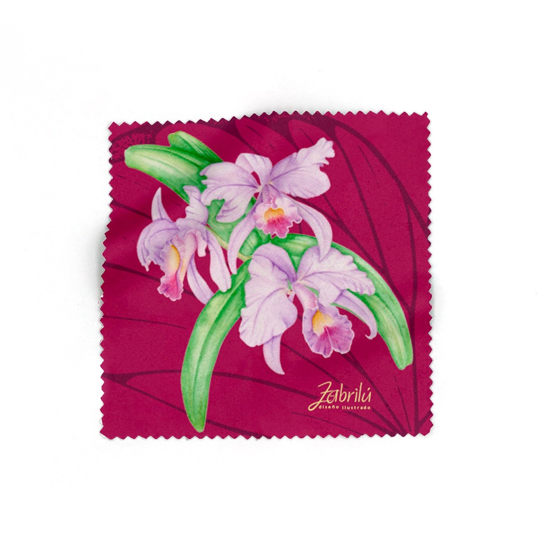 Paño para gafas | Orquídea Cattleya