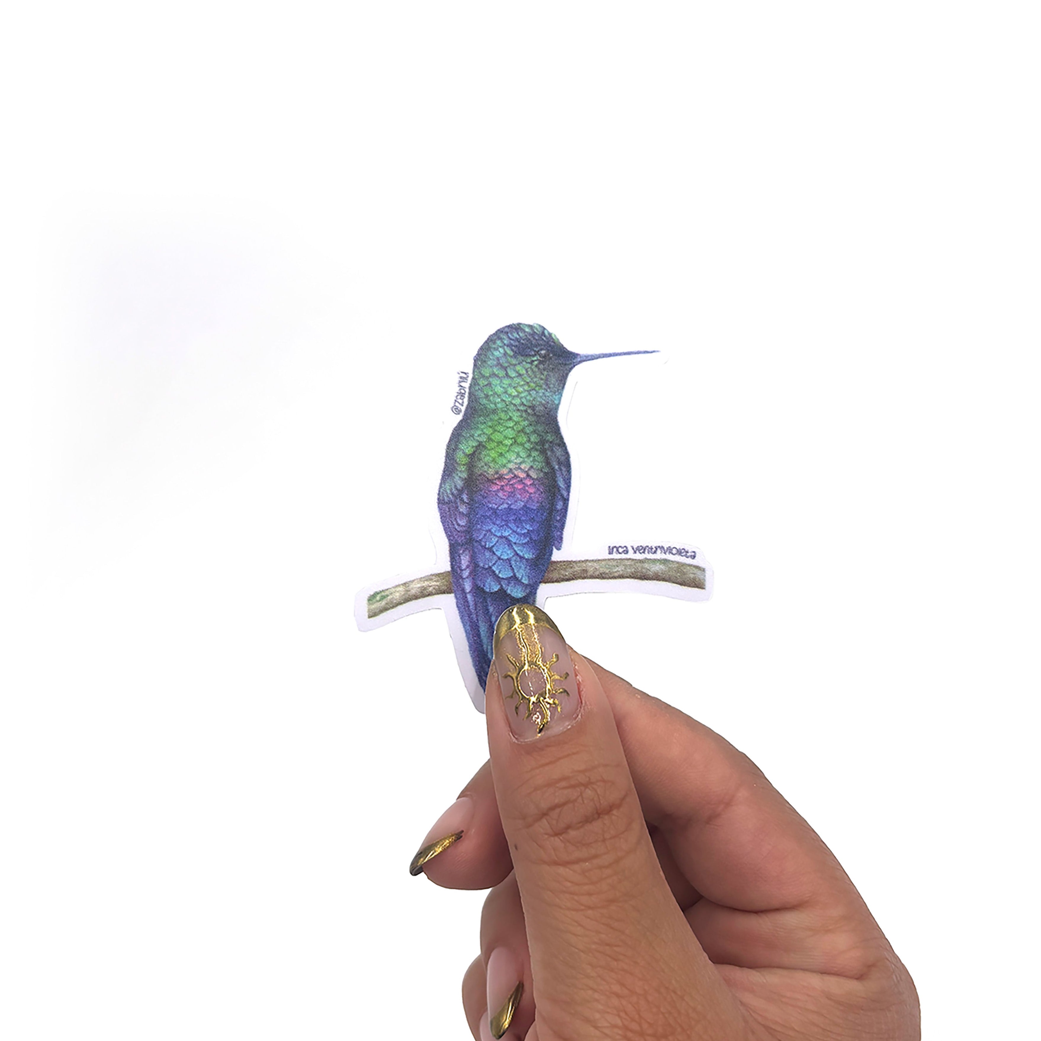 Sticker impermeable | Colibrí Rama