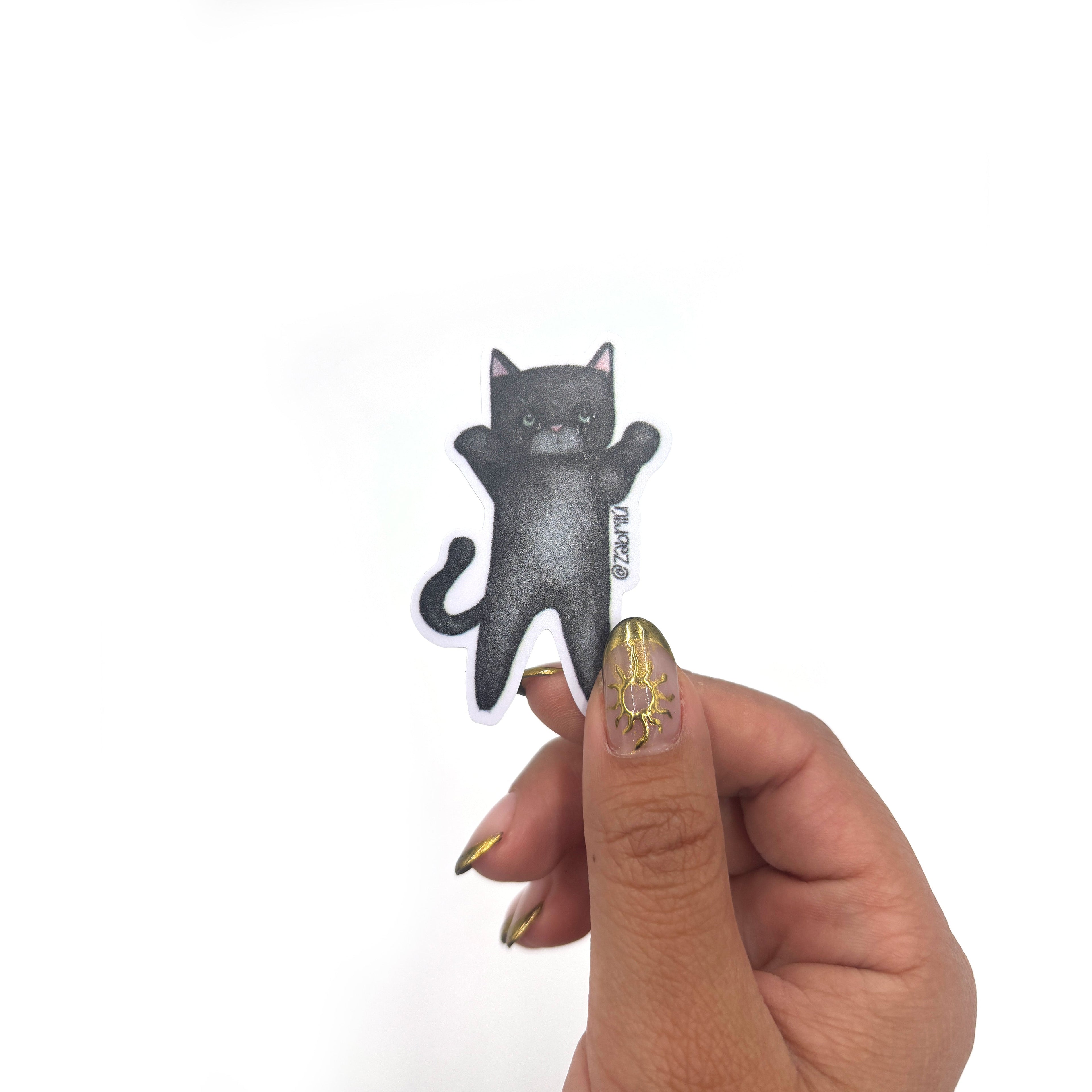 Sticker impermeable | Gato Negro