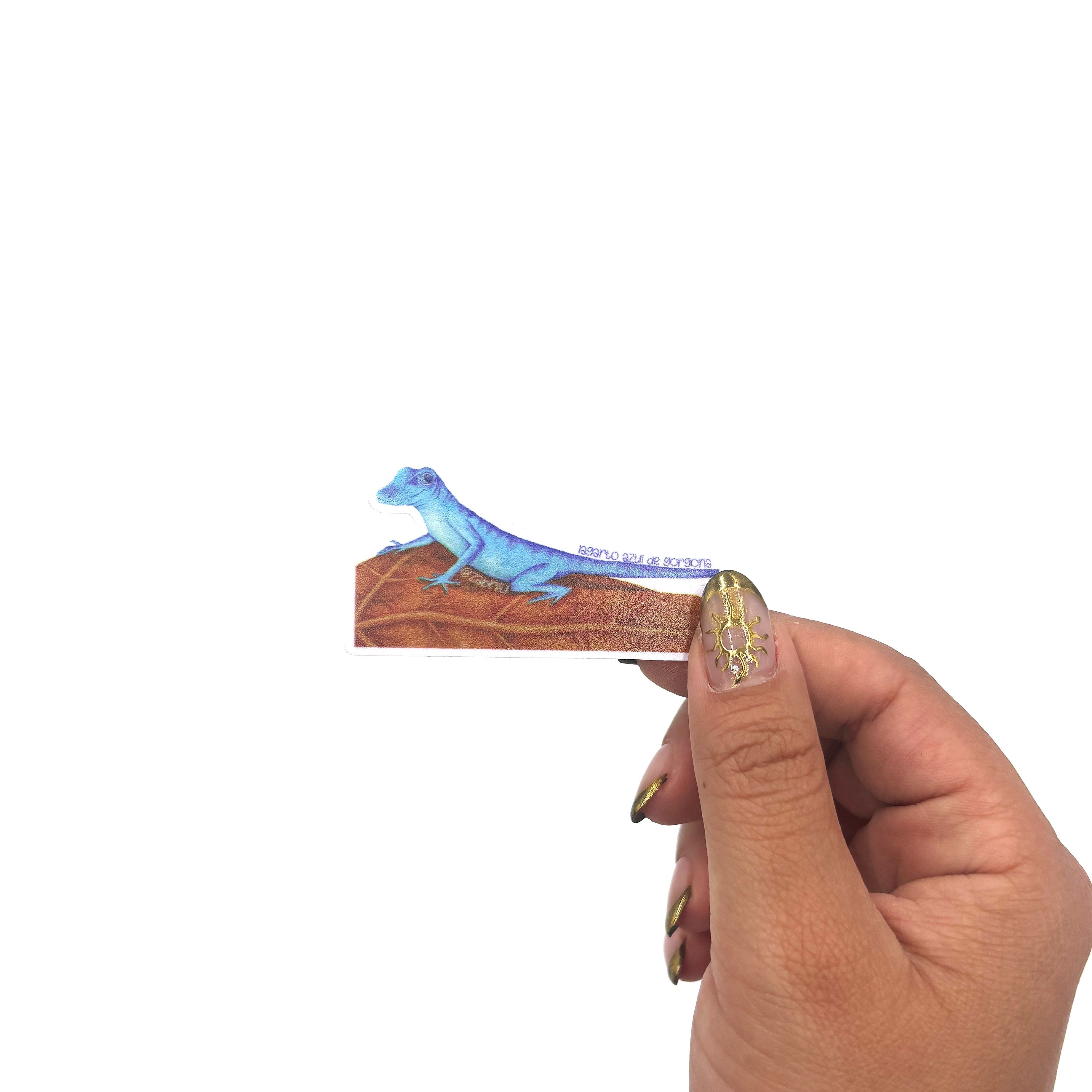 Sticker impermeable | Lagarto Azul