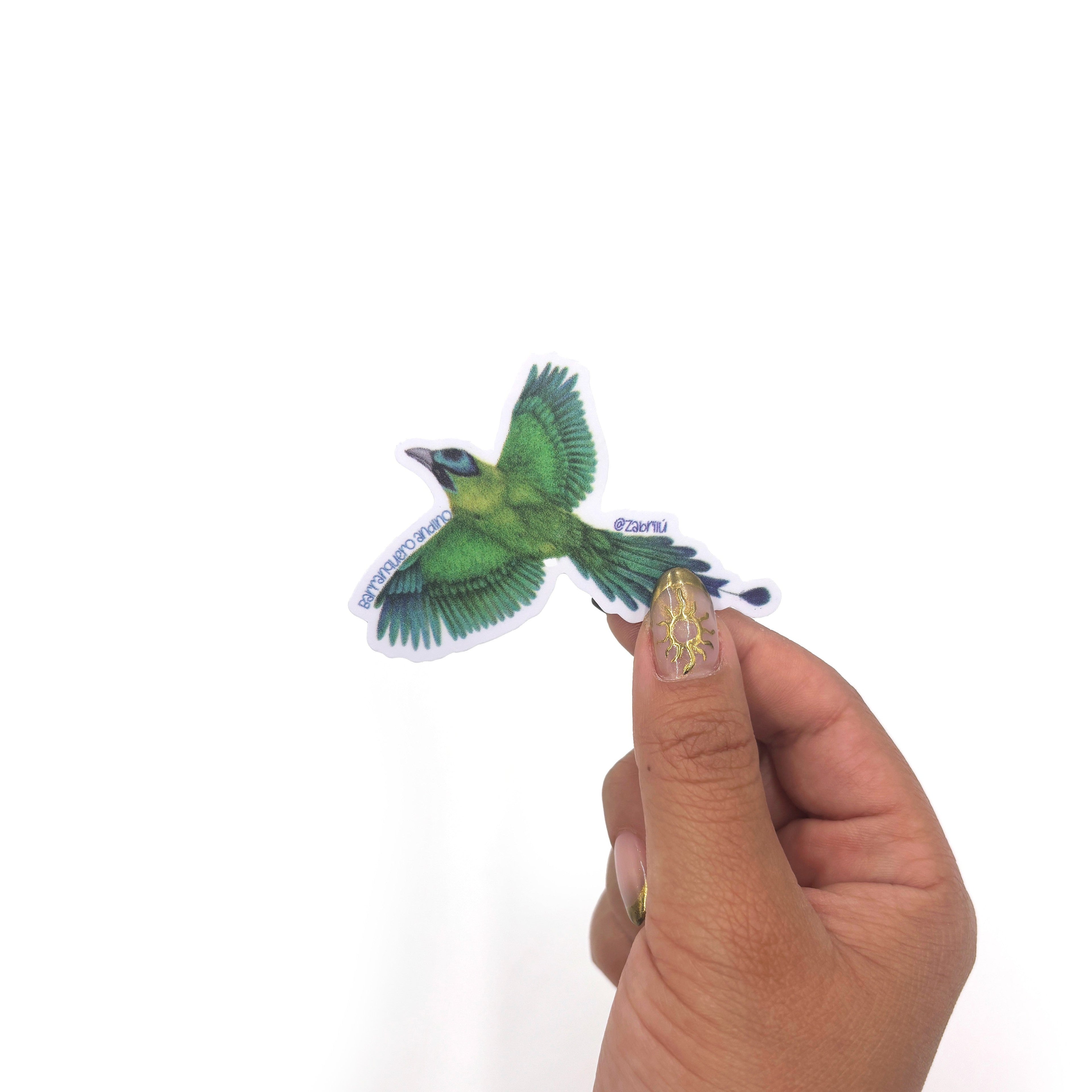Sticker impermeable | Barranquero en vuelo